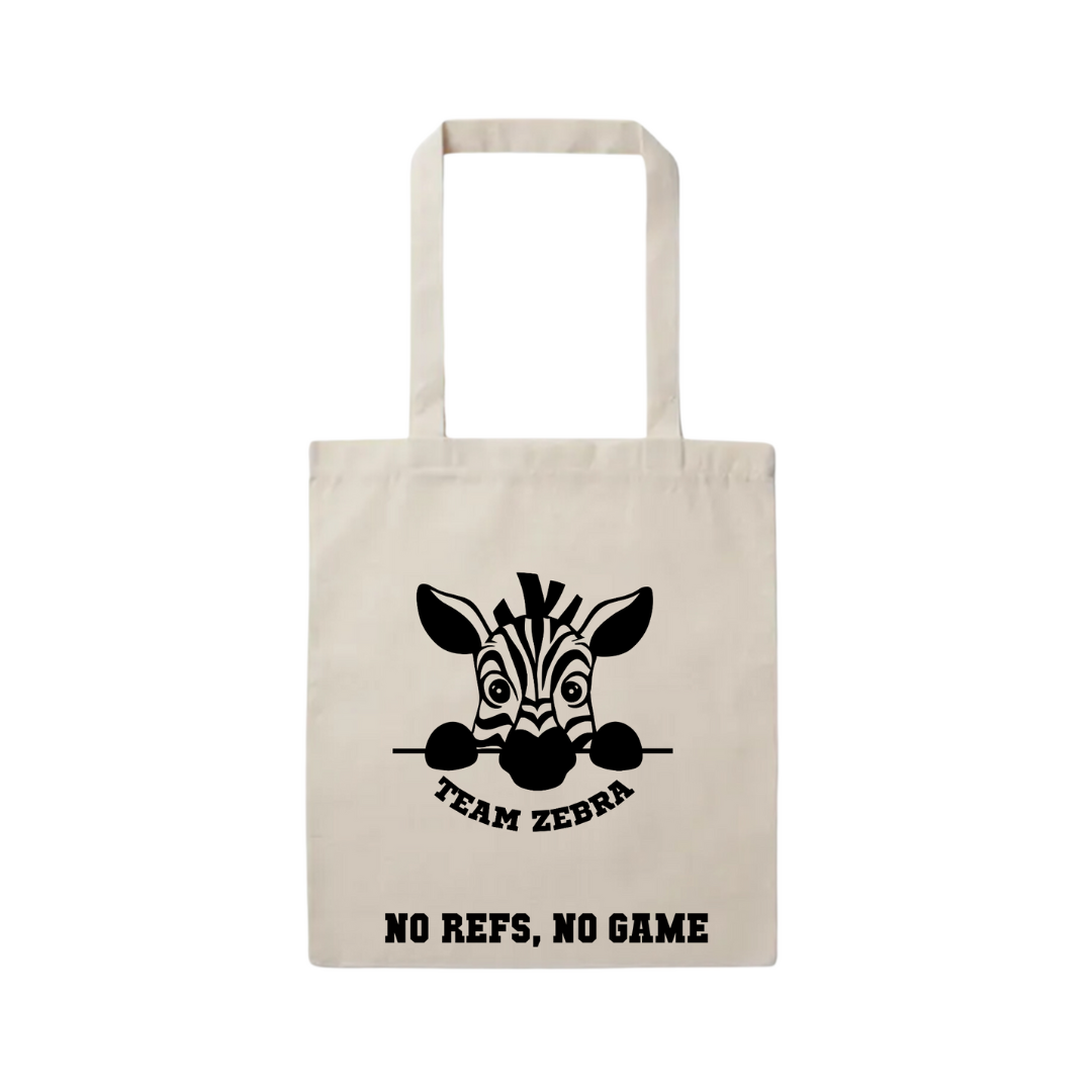 Team Zebra Tote Bag