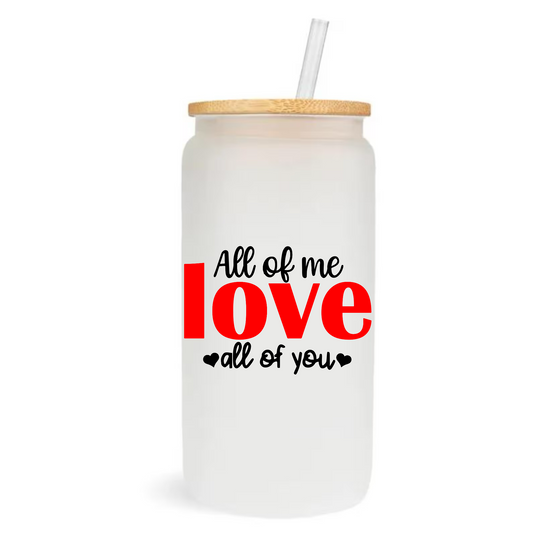 Valentine’s and Galentine’s Day Iced Coffee Cup