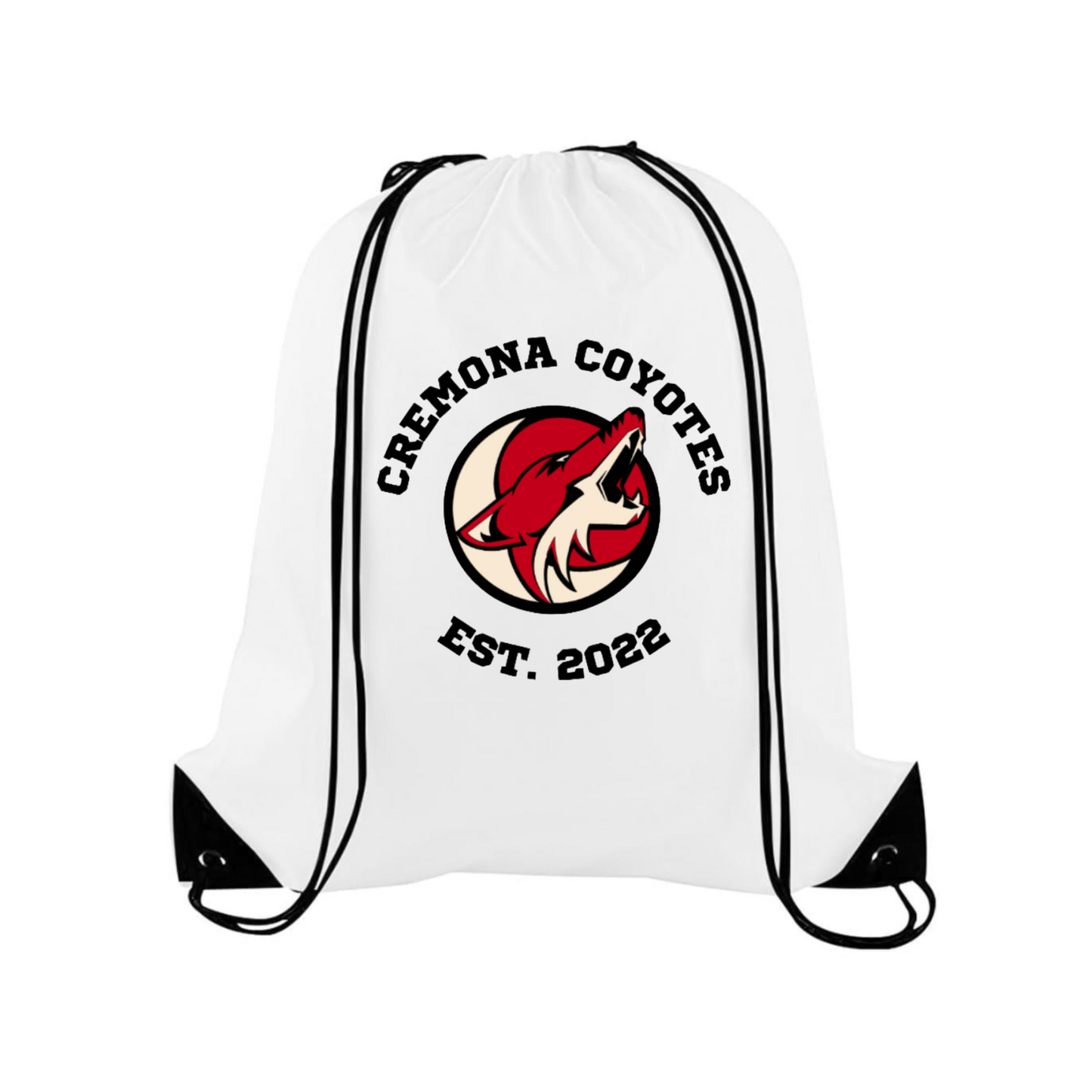 Cremona Coyotes Drawstring Bag