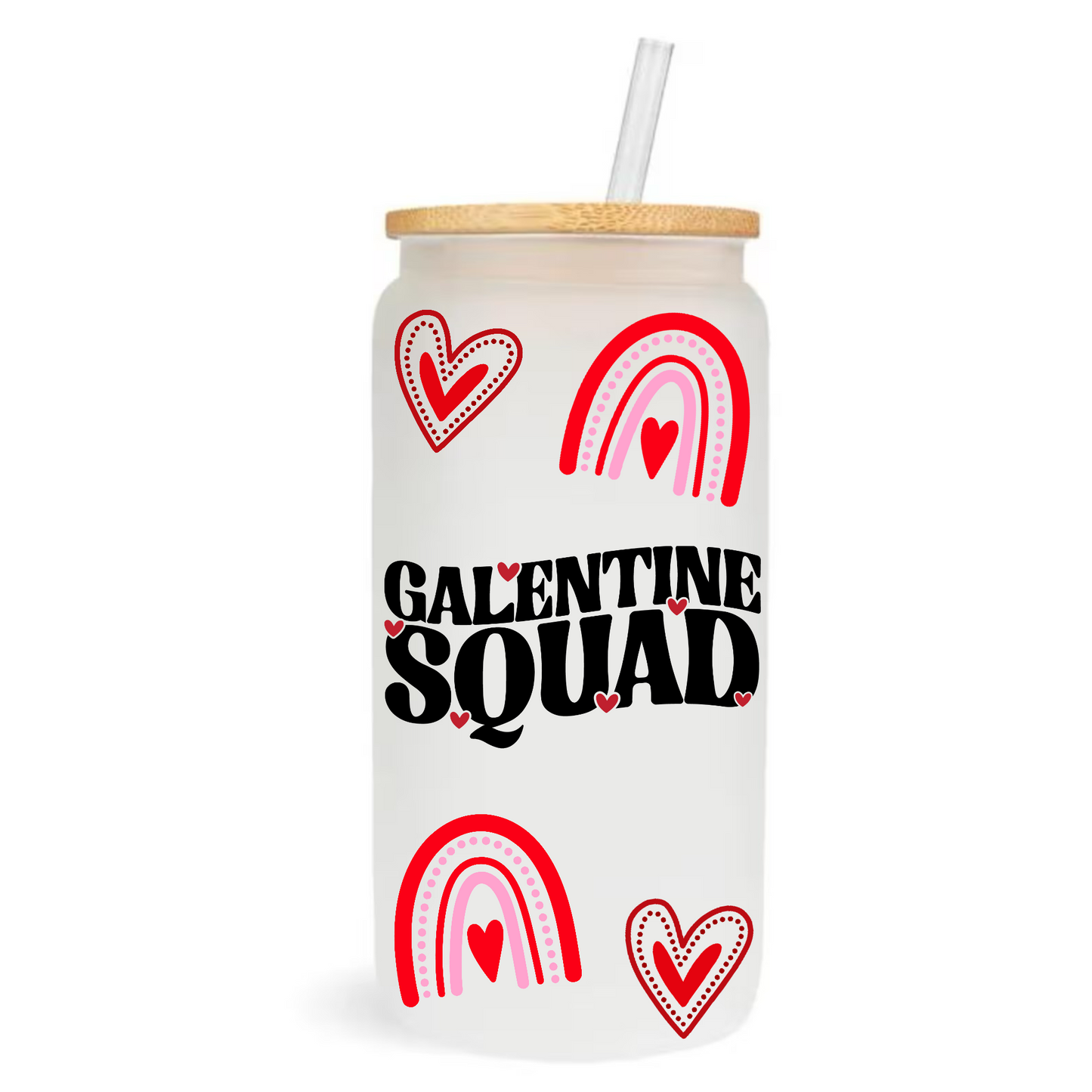 Valentine’s and Galentine’s Day Iced Coffee Cup