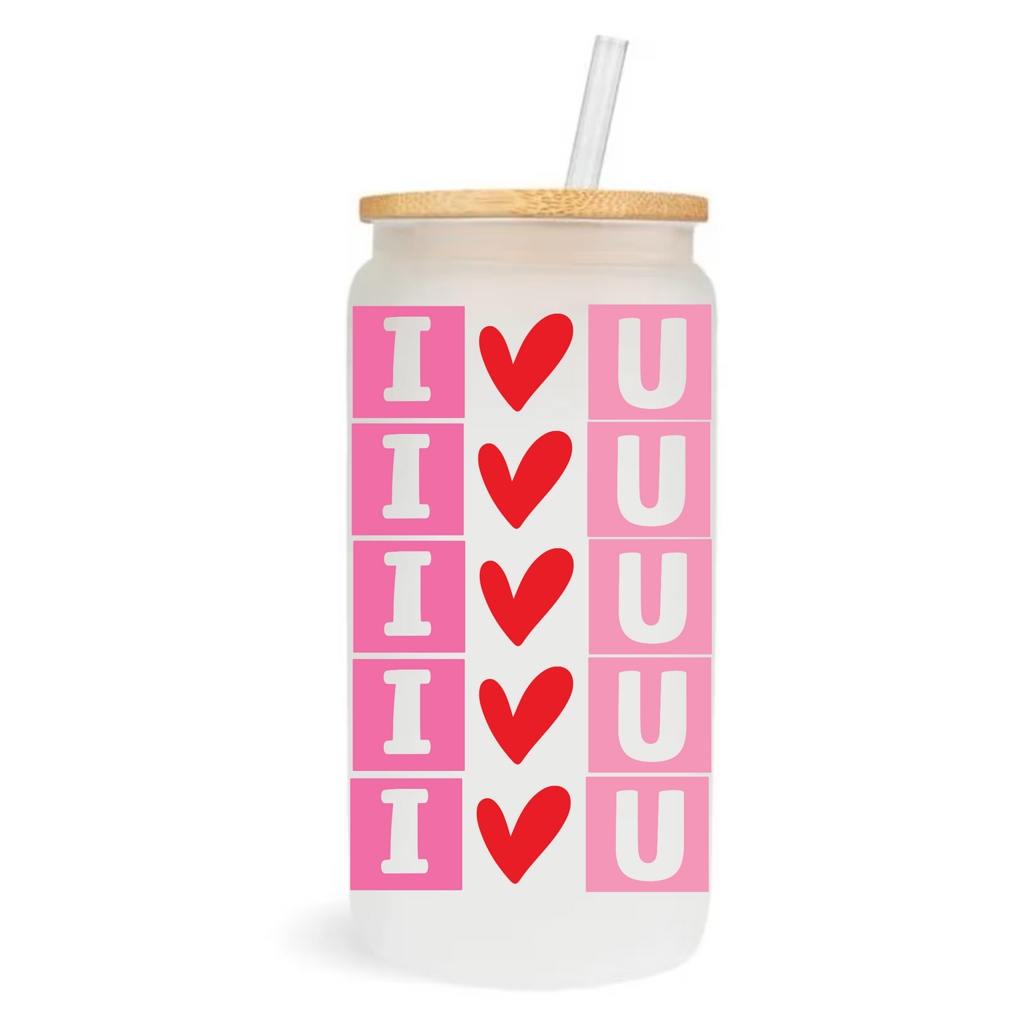 Valentine’s and Galentine’s Day Iced Coffee Cup