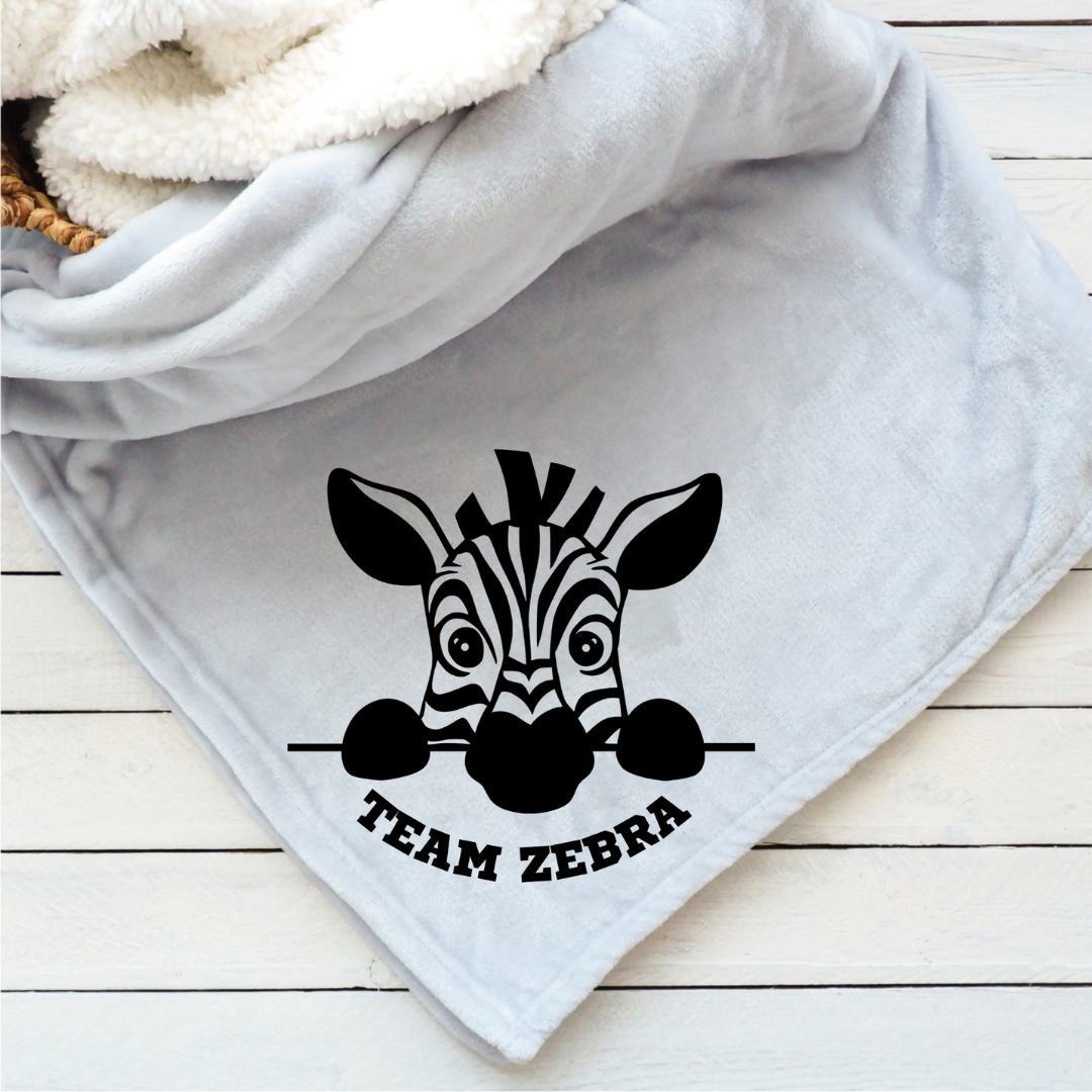 Team Zebra Blanket
