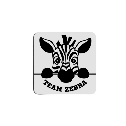 Team Zebra Coaster