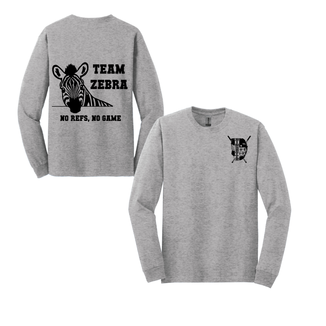 Adult Team Zebra Long Sleeve