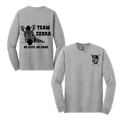 Adult Team Zebra Long Sleeve