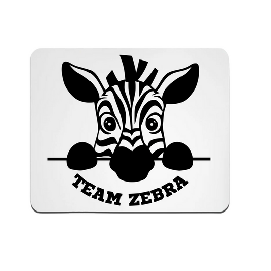 Team Zebra Mouse Pad
