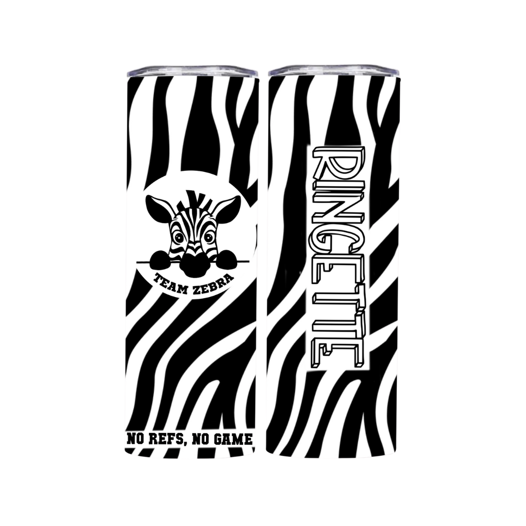 Team Zebra Travel Mug