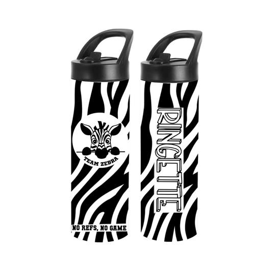 Team Zebra Water Bottle